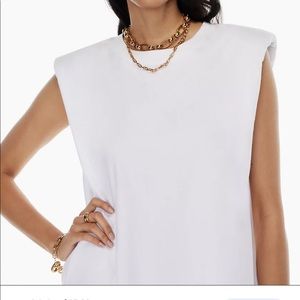 Babaton shoulder pad tank from Aritzia BNWT